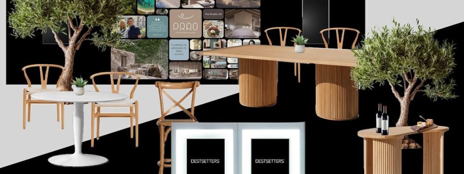 Hotel-Moodboards-to-special-concept Hotel Moodboards: Το special concept περιπτέρου του Destsetters στο 100% Hotel Show
