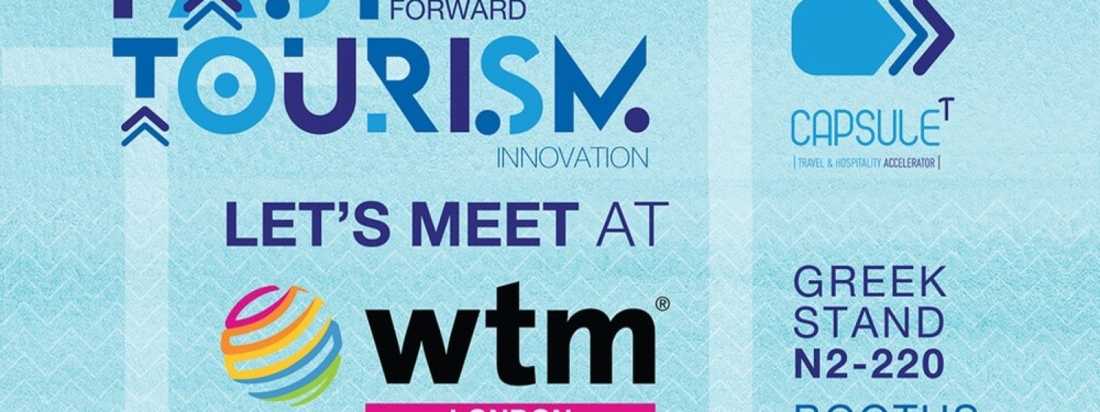 CapsuleT: Συμμετοχή στη WTM με τον ΕΟΤ & 6 startups τουρισμού